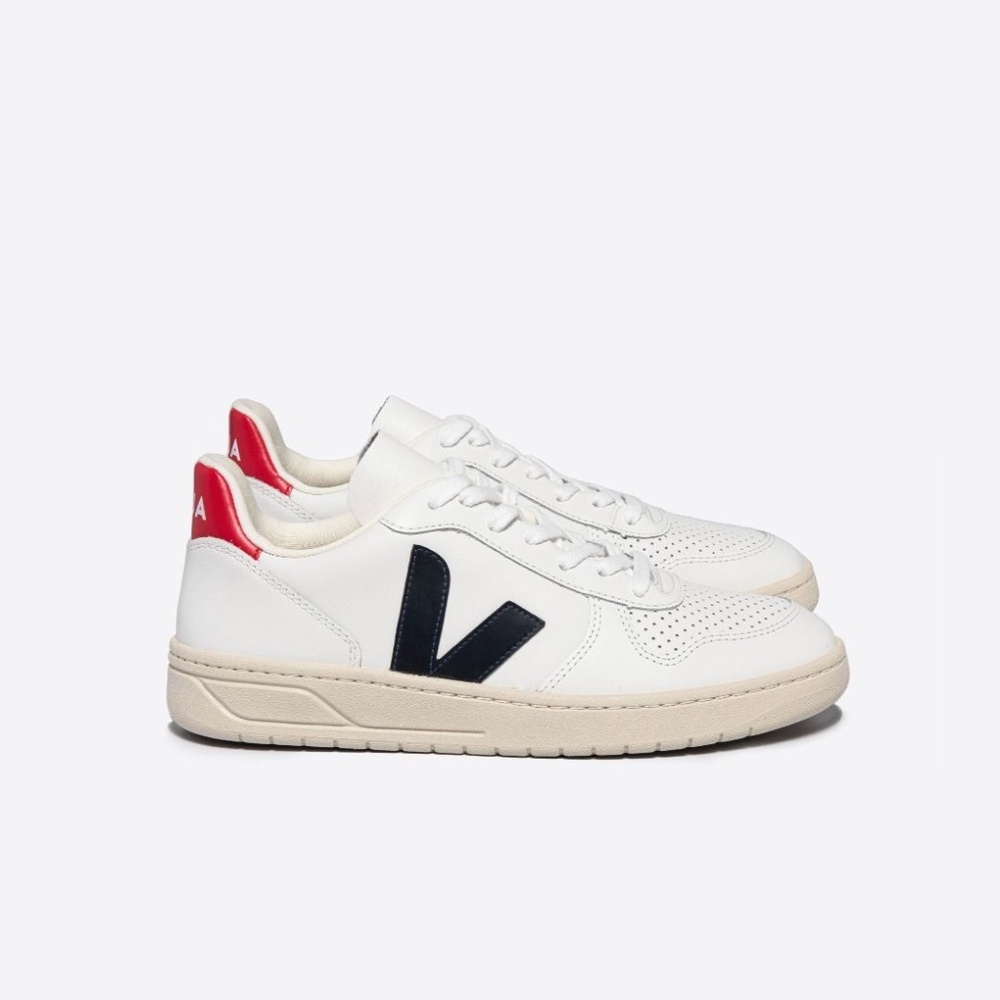 Veja V-10 Sneaker (Extra White Nautico Pekin) - Women's Size 7 (EU 38)